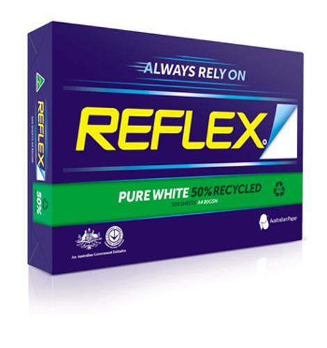 REFLEX A4 50% RECYCLED 80GSM WHITE COPY PAPER
