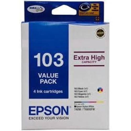 EPSON T103592 103HY B/C/M/Y VALUE INK STYLUS OFFICE T40W/TX550W/600FW/610FW