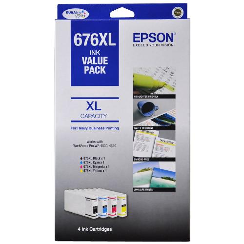 EPSON VALUE PACK INK CARTRIDGE 676XL C/M/Y T676592 HY